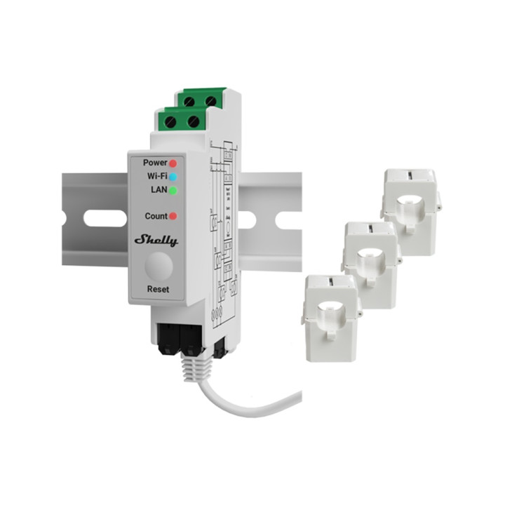 Shelly Pro 3EM 120A v2