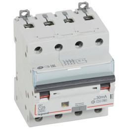 Legrand DX3 АВДТ 4П 25А F 30мА