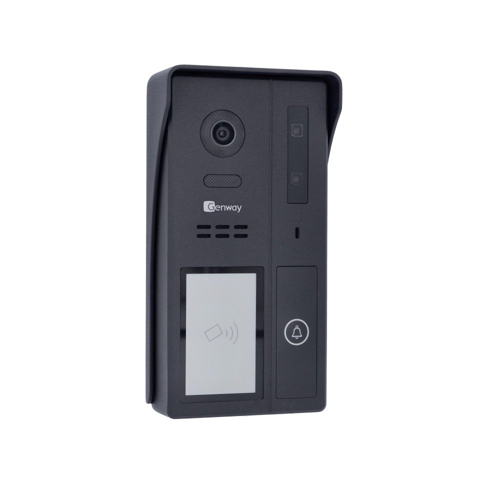 Genway F-S61-V14-3 uhepere 2-juhtmeline video sisetelefon kolme 10-tollise puuteekraaniga WiFi ja Tuya monitoriga