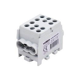 HLAK gnybtas Al/CU 2x35-4x25mm - pilkas