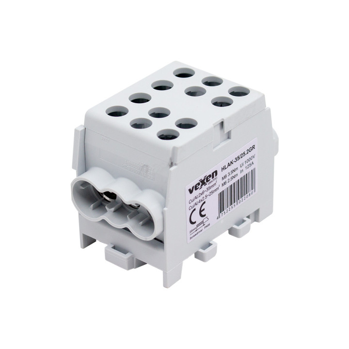 HLAK terminal Al/CU 2x35-4x25mm - grey