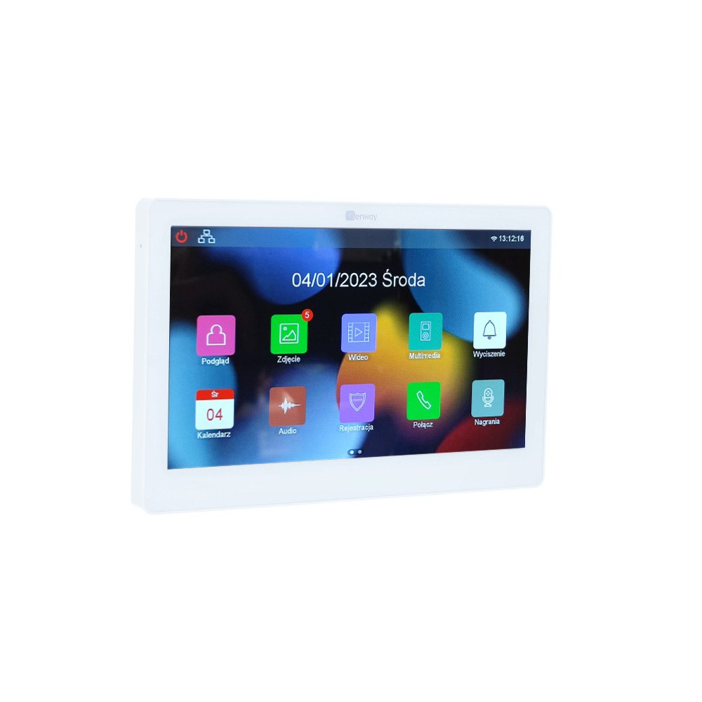 Genway F-S9-V14-2W-2 - Videomofone Voom -sarja 2 suonen 2 suonen 2 nayttoa 10" WiFi Tuya