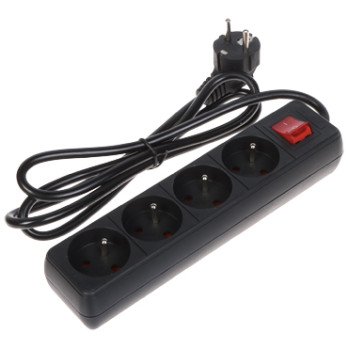 POWER DISTRIBUTION UNIT PR-1.5M-4G-SW/B (4 OUTLETS) 1.3 m