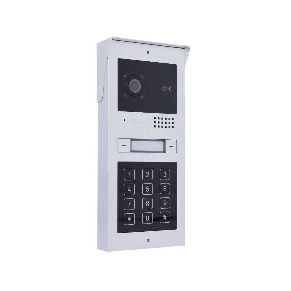 Genway KIT-F-C52-V14-2 viens vai divi gimenes video domofonu komplekts 10 collu WiFi Tuya