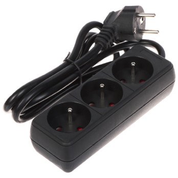 POWER DISTRIBUTION UNIT PR-1.5M-3G/B (3 OUTLETS) 1.3 m