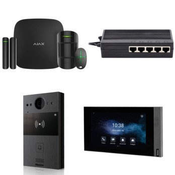Akuvox R20A S562 + AJAX StarterKit integravimo rinkinys Black Basic