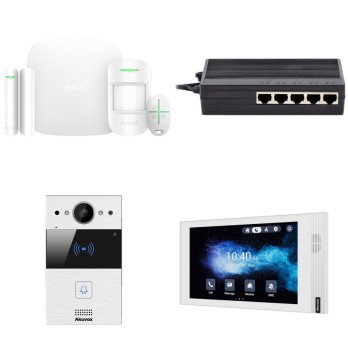 Akuvox R20A S562 + AJAX StarterKit integravimo rinkinys Basic White