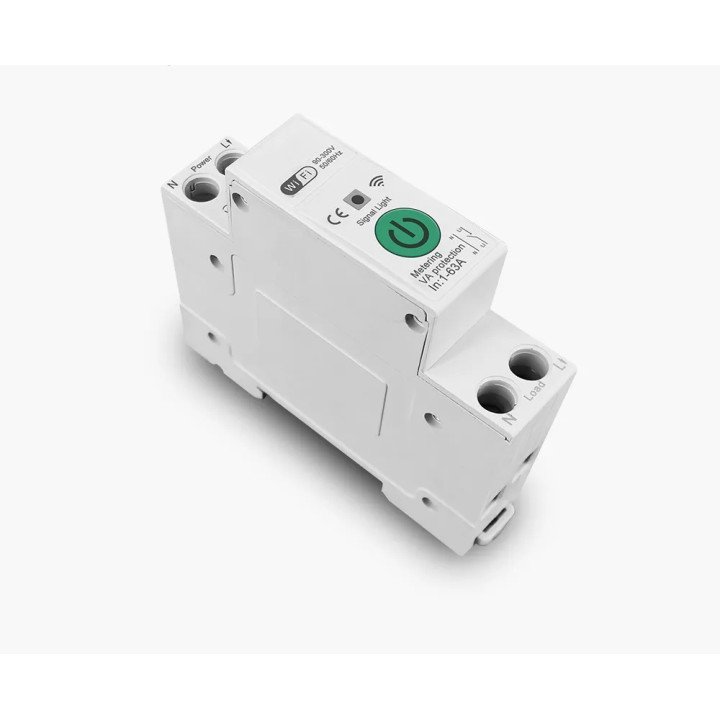 Immax NEO Smart электронный однофазный выключатель 1-63А, измерение потребления, WiFi