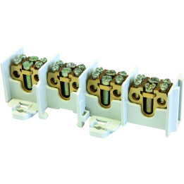 HLAK клеммный блок 35/25 A 4 полюса 2×25 мм