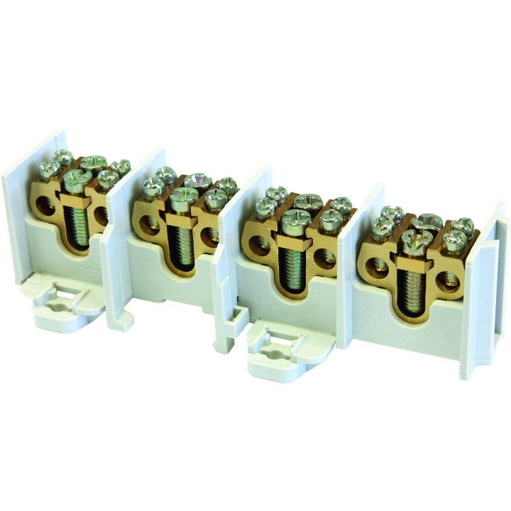 HLAK клеммный блок 35/25 A 4 полюса 2×25 мм