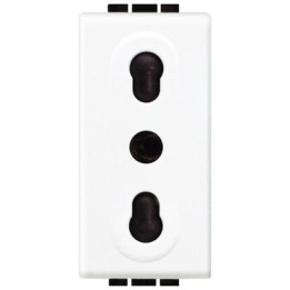 Lizdas 2P+T 10/16A 250 Vac – ekranuoti tulpiniai kontaktai