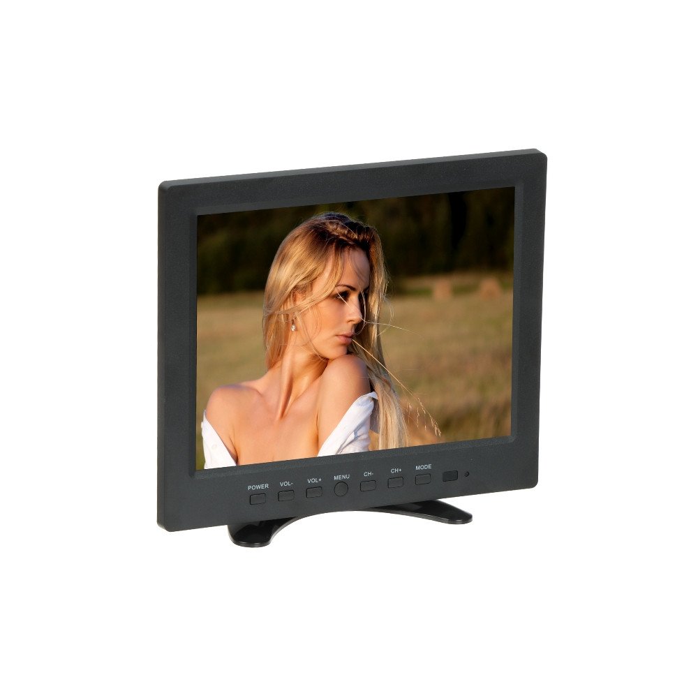MONITORIAUS VGA, HDMI, GARSO, 1XVIDEO, USB, NUOTOLINIO VALDYMO VALDYMAS TFT-10/CCTV-V2 10 "