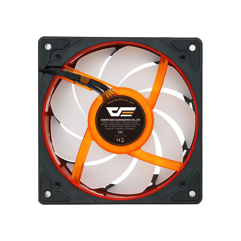 Darkflash DE8 dzesesanas ventilators (melns)