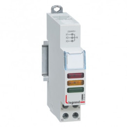 LED-merkkivalo - kolminkertainen 230/400 V - punainen/keltainen/vihreä - 1 moduuli