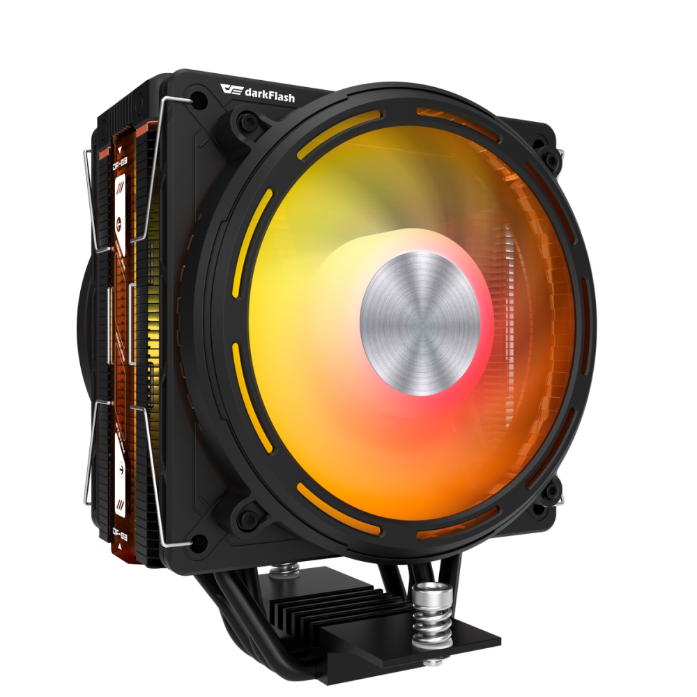 Darkflash E400 PLUS aktiva CPU dzesesana (melns)