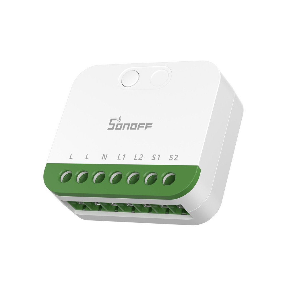 Sonoff MINI-2GS Matter dvieju kanalu mini perjungiklis