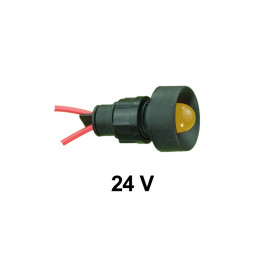 Signāllampa 10 / Dzeltena / 24V AC/DC