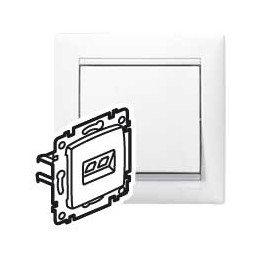 Розетка RJ45 Valena Cat.5e, 1 выход, слоновая кость