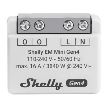 Shelly EM Mini Gen4 WiFi/Matter energijos matuoklis