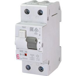 RCBO, KZS-2M AC B13/0,03