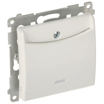 SINGLE HOTEL ROOM SWITCH WITH INDICATOR LIGHT DWH1.01/11-SIMON54 Premium 230 V 10 A