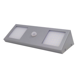 KRONOS LED IP54, 8W, 4000K antivandalinė lempa su PIR judesio jutikliu