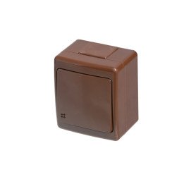 BETA cross switch surface brown IP44