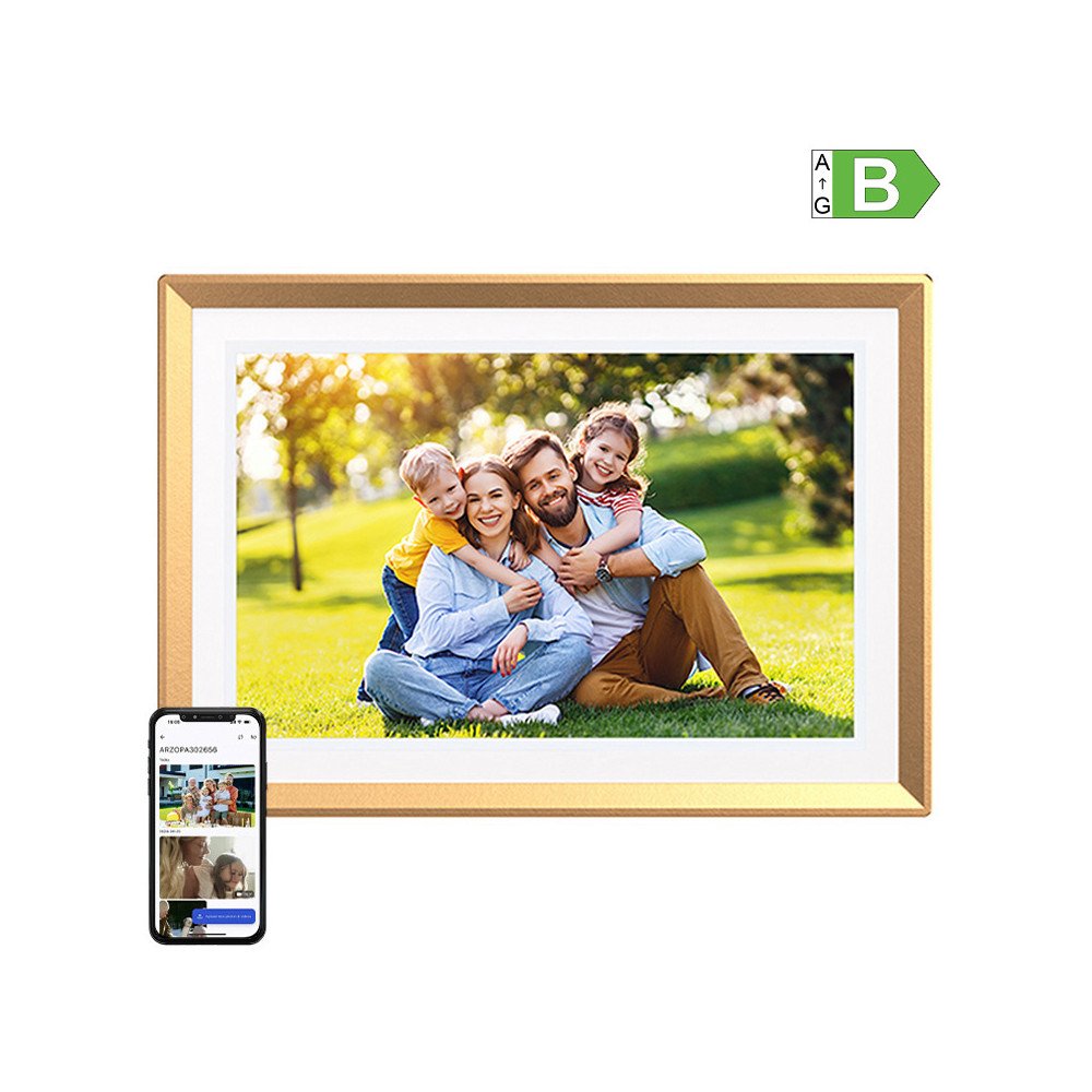 Arzopa D10 (zelts) 10,1" digitalais foto ramis