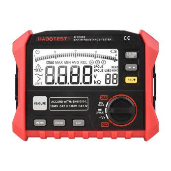 Habotest HT2302 skaitmeninis zemes atsparumo testeris