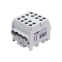 HLAK gnybtas Al/CU 2x35-6x25mm - pilkas