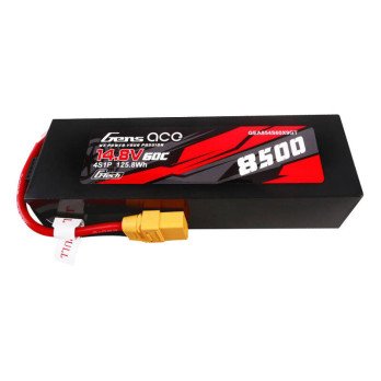 Gens ace G-Tech 8500mAh 14.8V 60C 4S1P Lipo Battery Pack PC medziagos deklas su XT90 kistuku