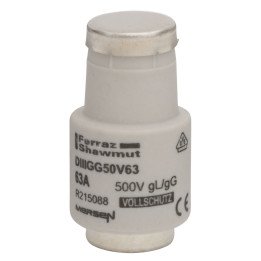 D drošinātājs gG 500V 63A vara
