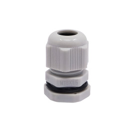 M18 plastikinė kabelio riebokšlė, IP68, 5-10 mm
