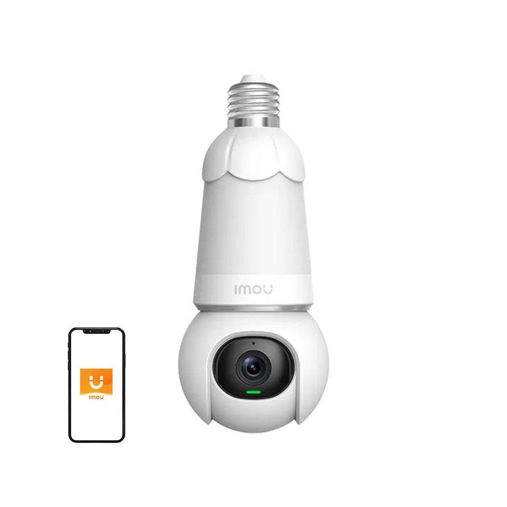 2in1 lempute ir 360 lauko kamera WiFi IMOU lemputes kamera 5MP