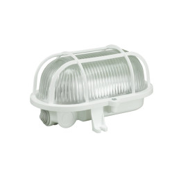 OWAL 100 luminaire with plastic grid E27 100W IP44