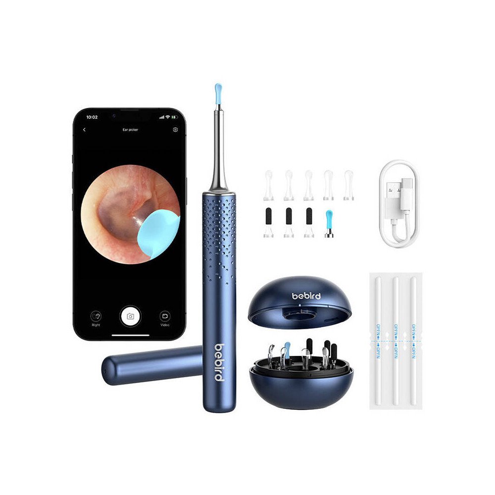 Smart Visual Ear-Clean stienis Bebird M9 S (zils)