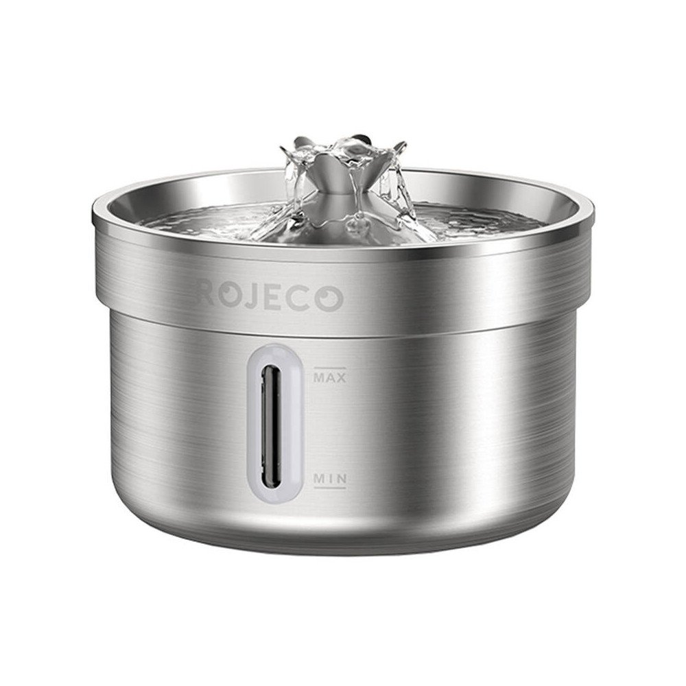 Stainless steel fountain / drinker for dog and cat 2l Rojeco
