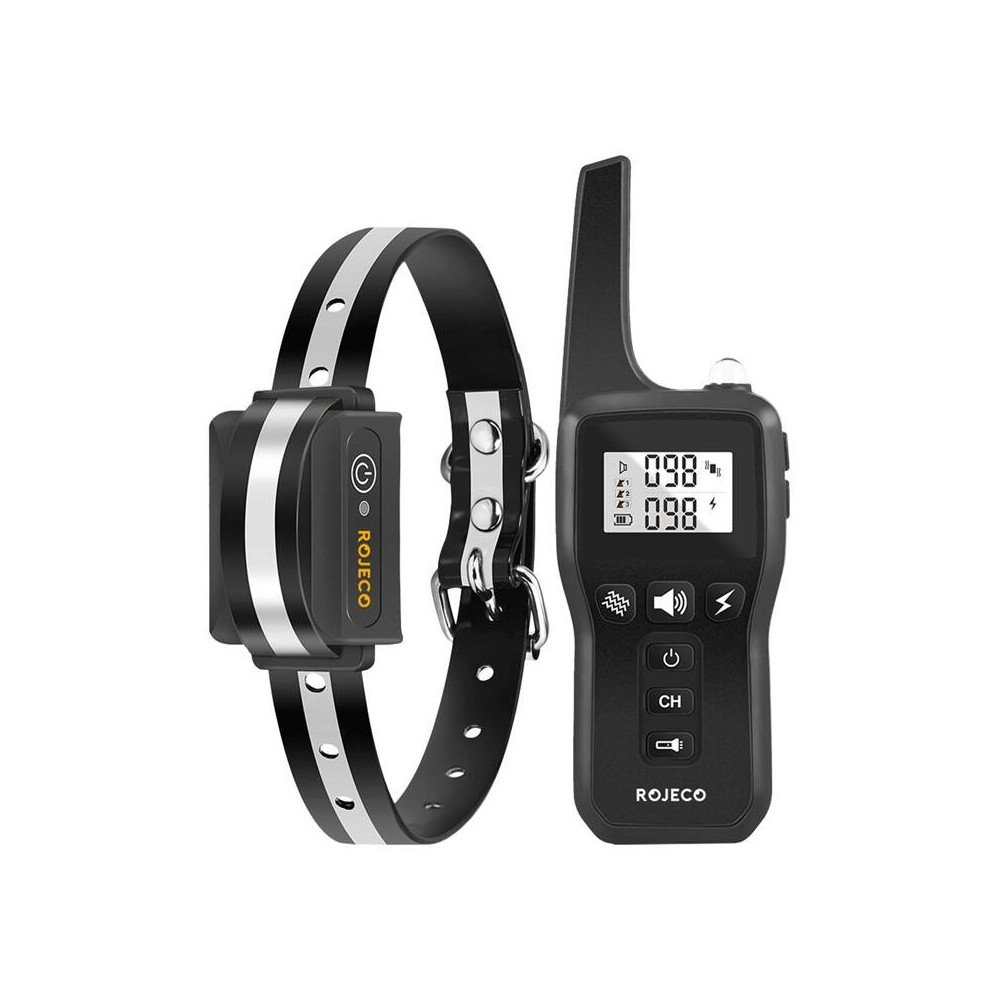 Rojeco 1000m electric bark collar PD529 (Black)