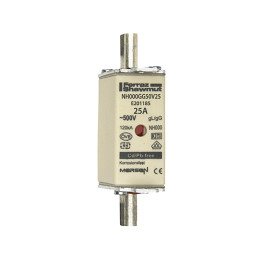 Mersen NH000 gG Fuse Link 25A 500V AC