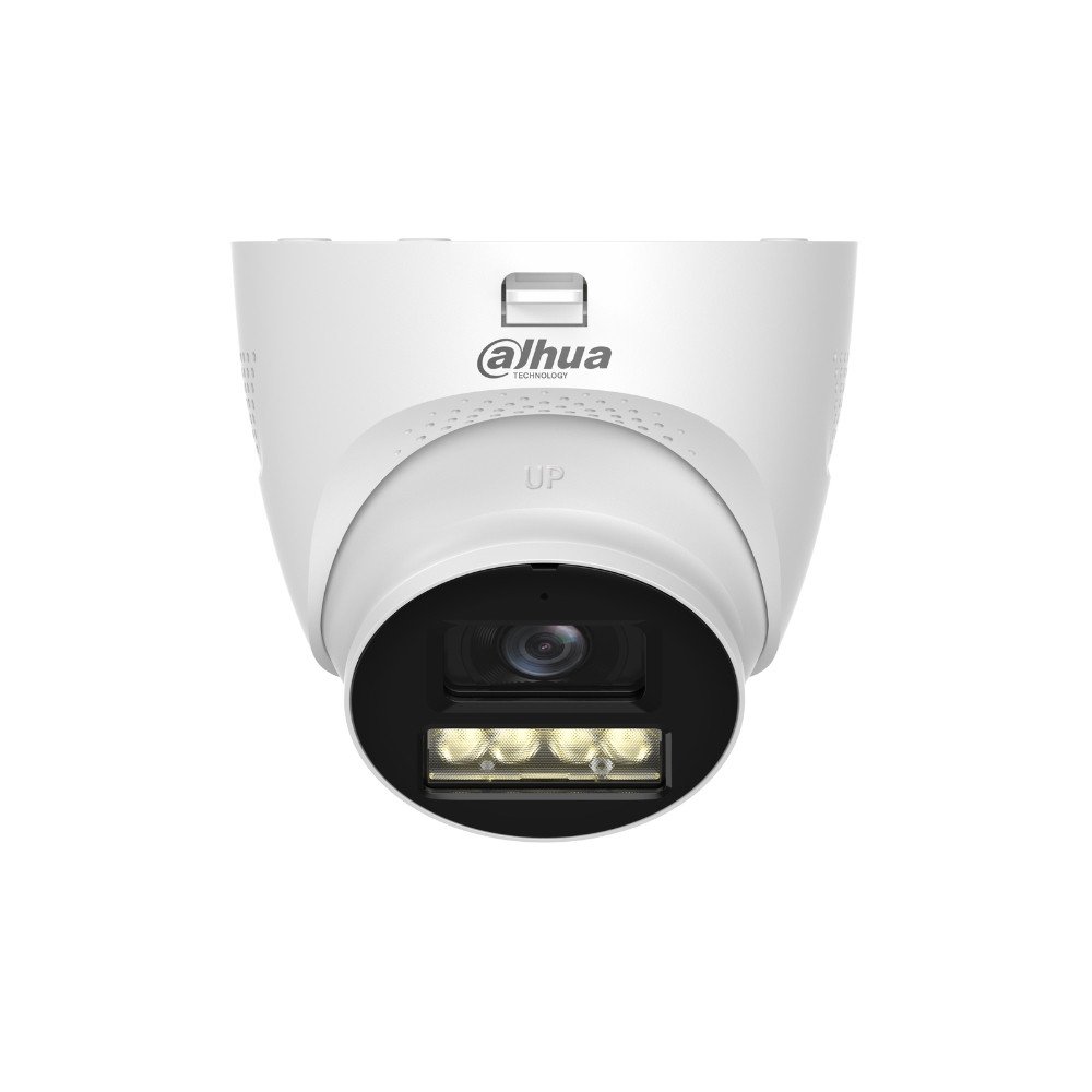 AHD, HD-CVI, HD-TVI, PAL CAMERA HAC-HDW1200TQ-IL-T-0280B-DIP Smart Dual Light Two-way Talk - 1080p 2.8 mm DAHUA