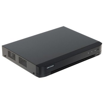 AHD, HD-CVI, HD-TVI, CVBS, IP DVR IDS-7204HUHI-M1/PXT/4A+4/1ALM 4 KANAVAA AcuSense PoC Hikvision