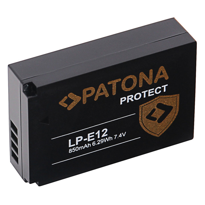 Patona PT12975 Battery Canon LP-E12 850mAh Li-Ion Protect