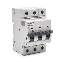 VXM3C80 Modular circuit breaker 6kA 3P C 80A