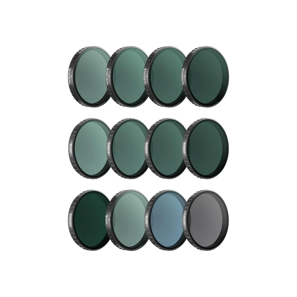 Freewell filtru komplekts prieks OSMO Action 6 Mega Kit 12 dalu iepakojums