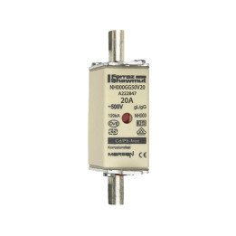 Mersen drošinātājs NH gG 500V 20A izmērs 000