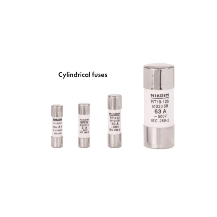 NIKDIM цилиндрический предохранитель 10x38 1A aM