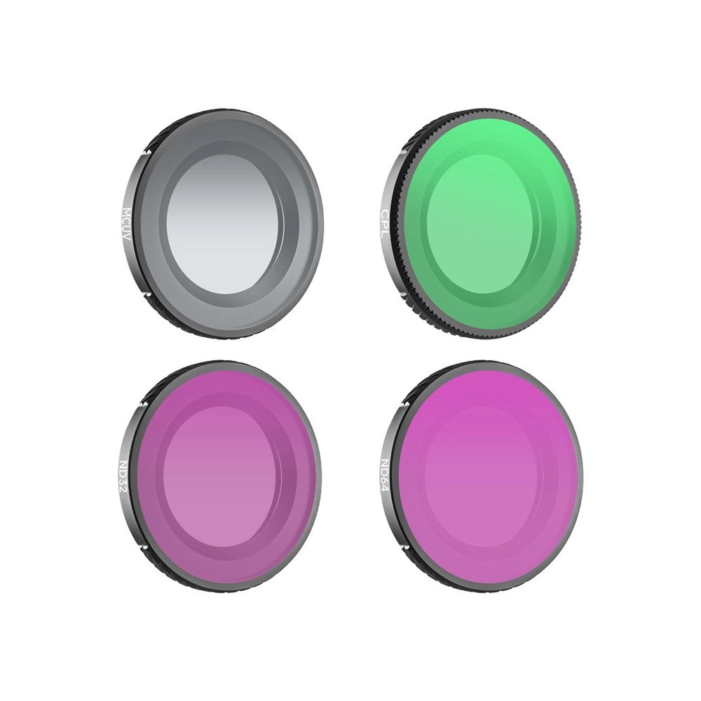 Komplektis 4 Sunnylife MCUV + CPL + ND32 + ND64 filtrit Osmo Nano jaoks
