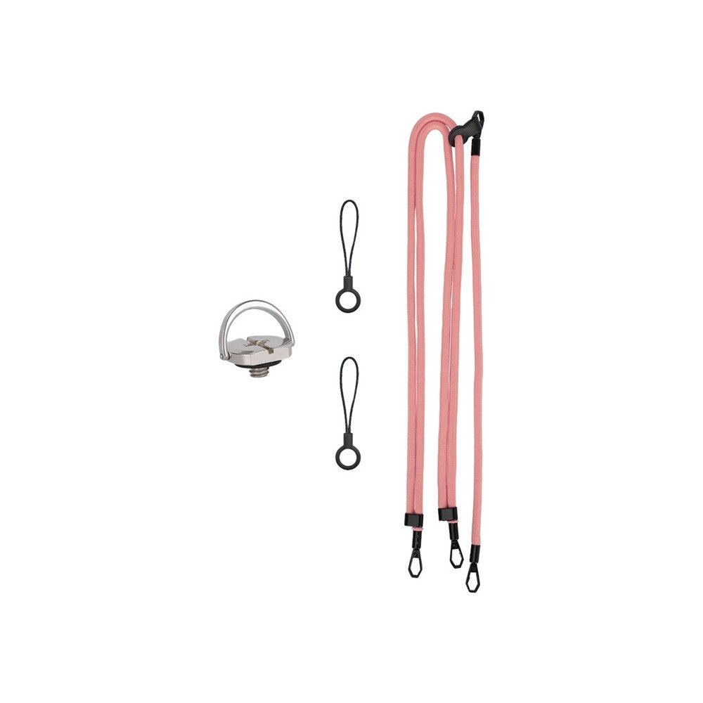 Sunnylife GS022 daugiafunkcinis kaklo dirzelis, skirtas Pocket 3 (rozinis)