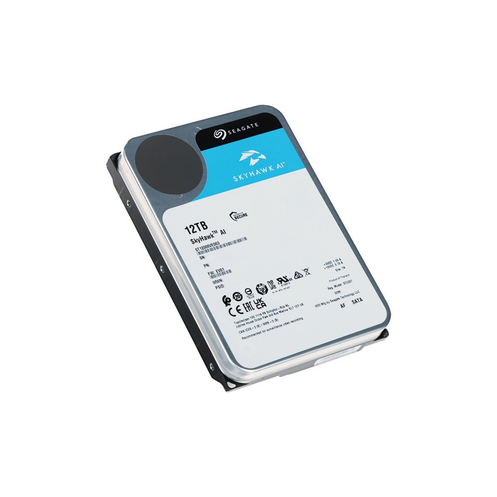 HDD DVR-ile HDD-ST12000VE003 12TB 24/7 SkyHawk AI SEAGATE