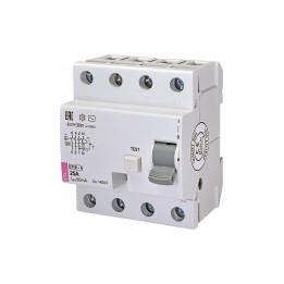 УЗО EFI6-4 AC 25A/0,03 (6кА)